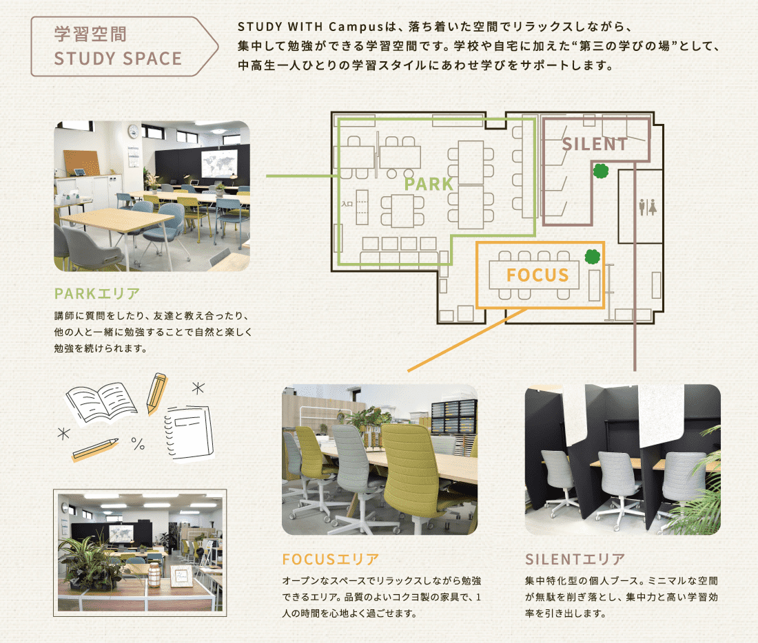 コクヨ設計の“まなび空間”
