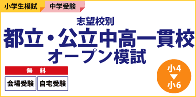 5．都立・公立中高一貫校志望生対象のテスト