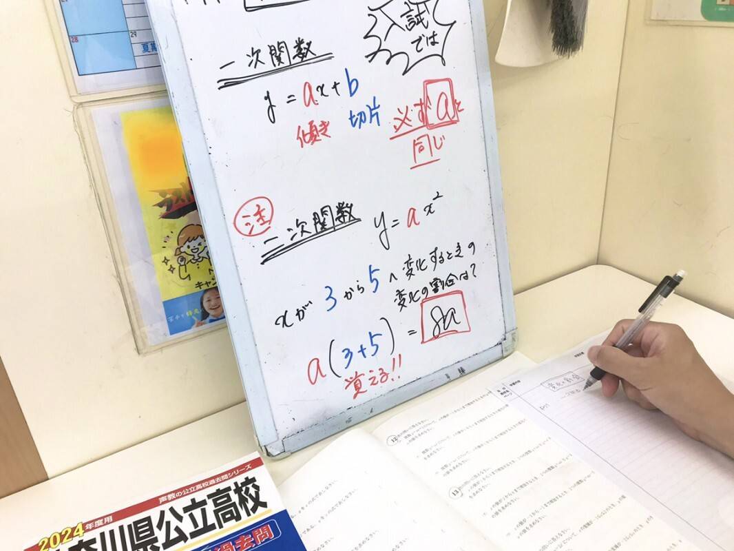 高受験は受験専門教材と過去問で神奈川県に特化して指導します。