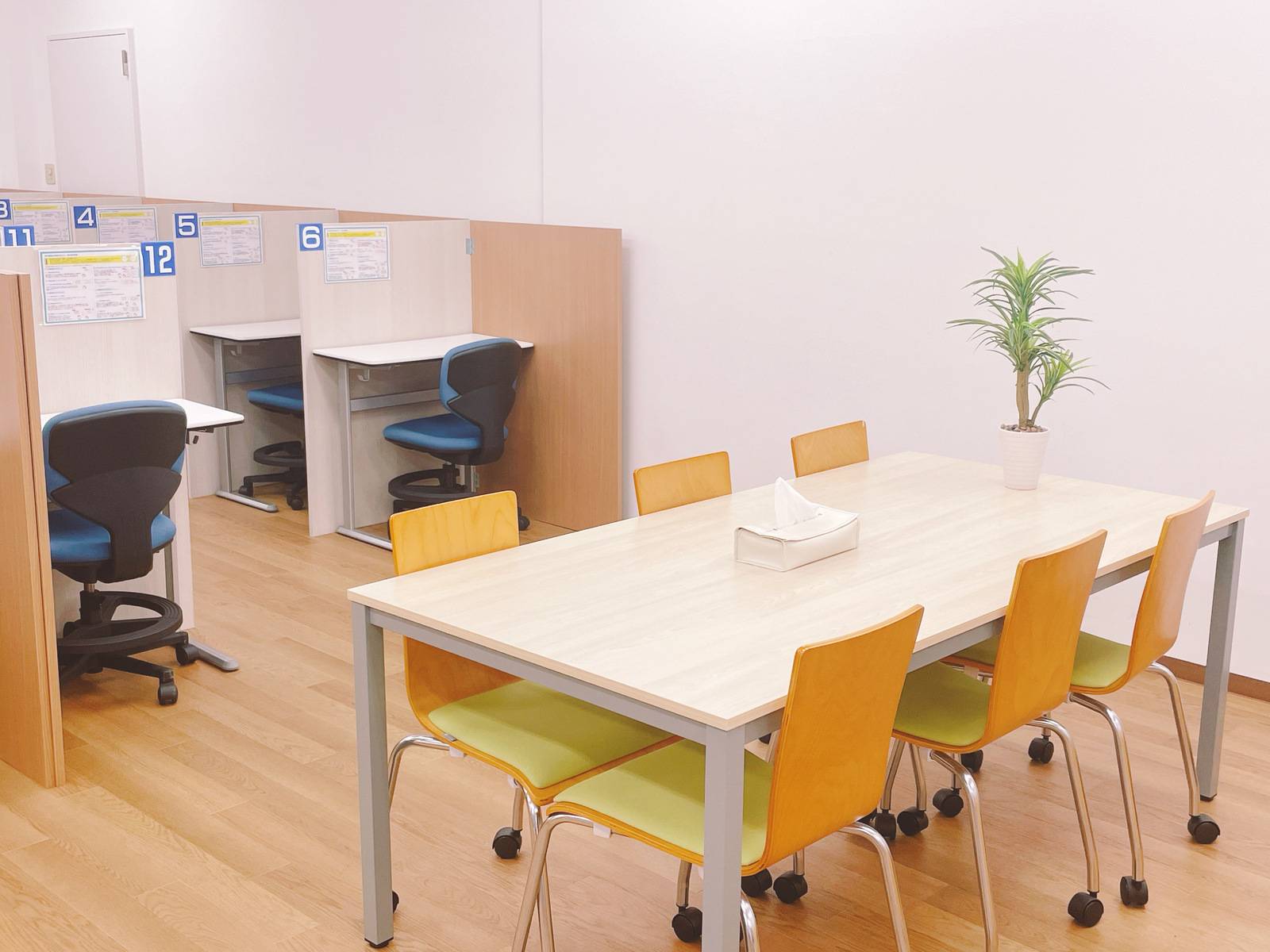 自習スペースも完備！通塾日以外も使い放題です‼