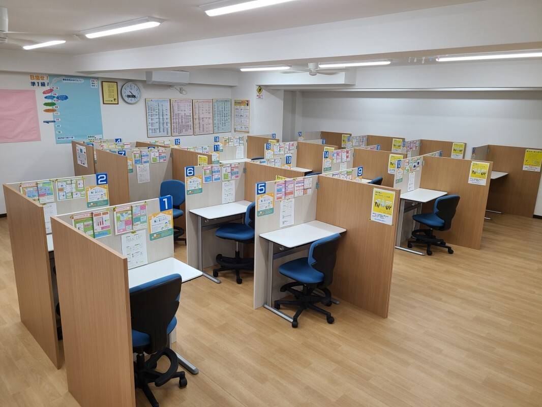 広いスペースで集中して授業が受けられます