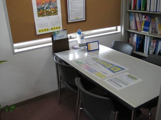 ここで学習相談を行います。