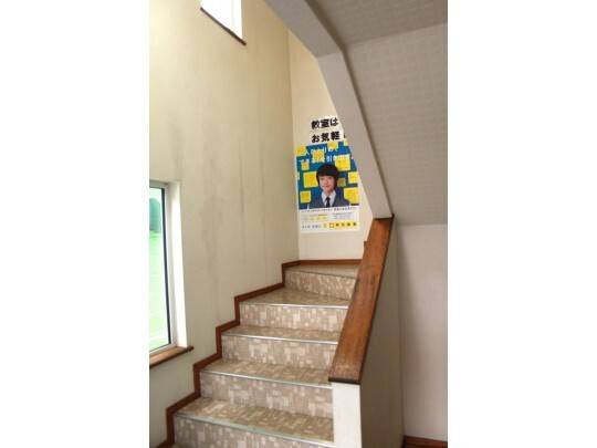 階段を上って・・・