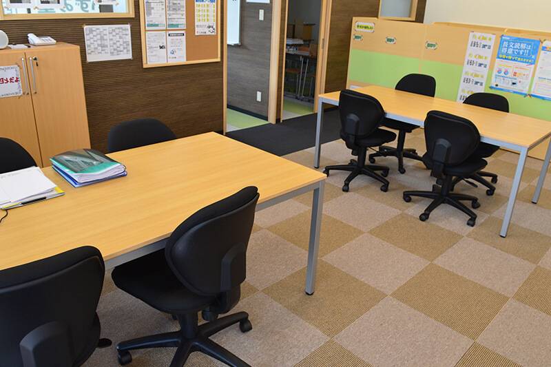 開校日は自由に使えるフリースペース