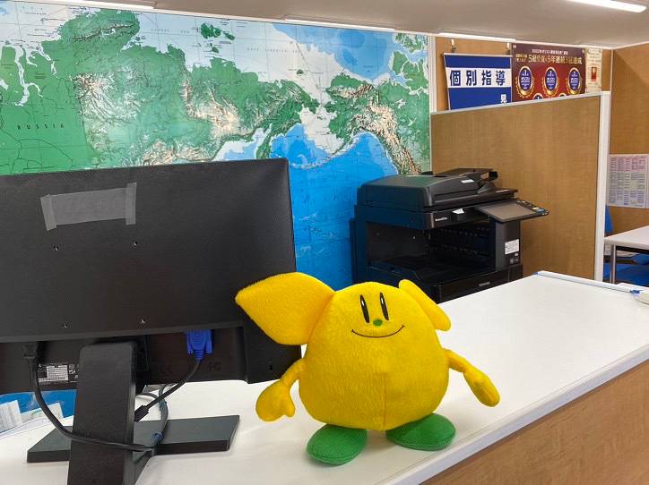 こちらが受付です。