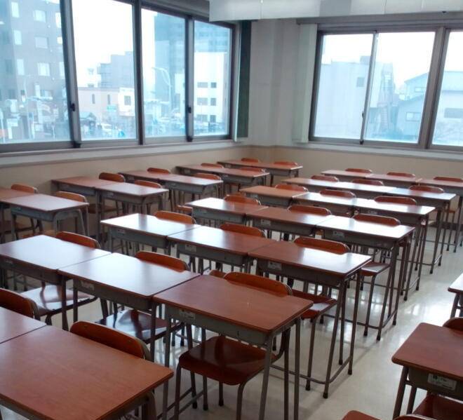 広くて集中して勉強ができる教室です。