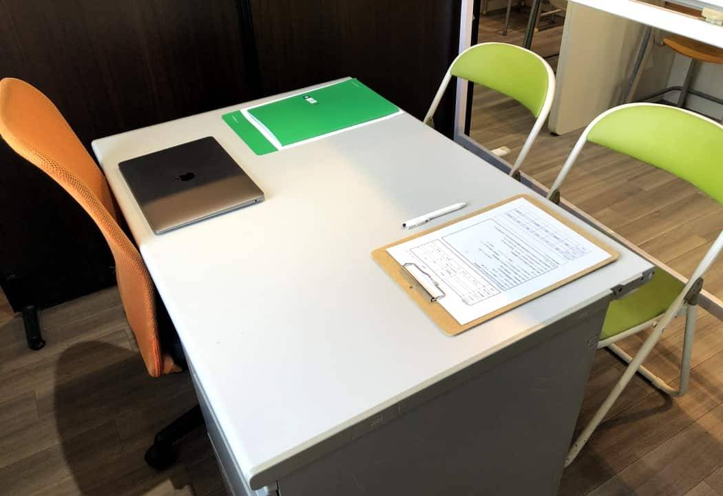 面談も一人ひとりと個別に行います