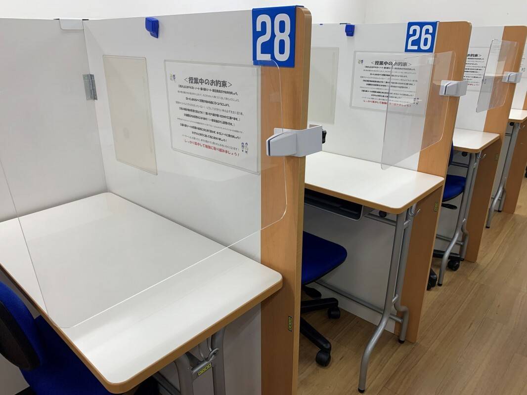 一人一人勉強に集中できる環境づくりを心掛けています！
