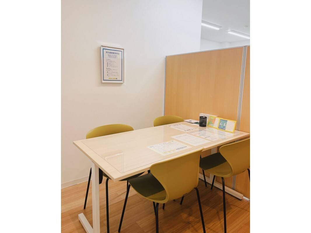 カウンセリングスペースです。一緒にたくさんお話ししましょう。